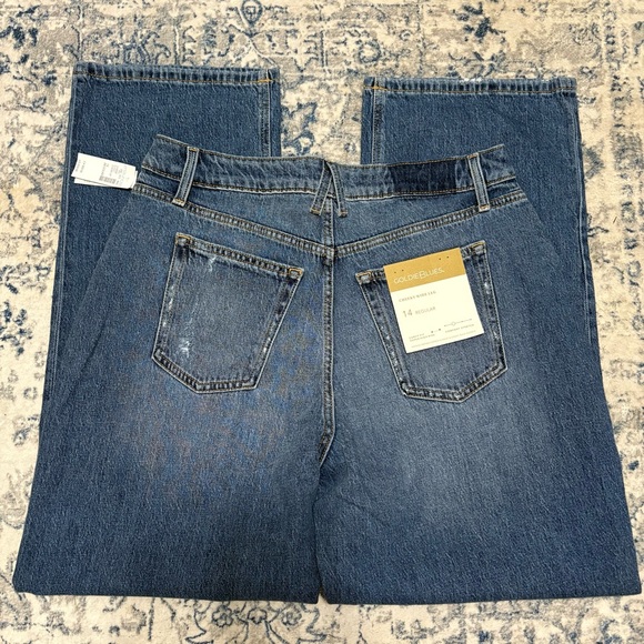 Goldie Blue Cheeky Wide Leg Jeans Curvy Fit Size 14 NWT - Picture 6 of 12